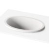 Uputatav valamu PAA OVO IN 55×37,2 cm, Silkstone Nedfällt handfat PAA OVO IN 55x37,2 cm, Silkstone