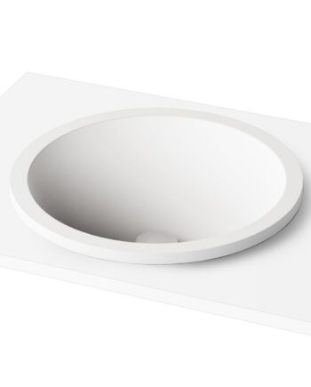 Nedfällt handfat PAA ROUND IN Ø44 cm, Silkstone