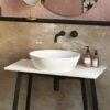 Valamu tööpinnale PAA DECO Ø45 cm, Silkstone 4 Ovanpåliggande handfat PAA DECO Ø45 cm, Silkstone – 4