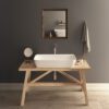Ovanpåliggande handfat PAA QUADRO ON 55,5x33,5 cm, Silkstone – 4