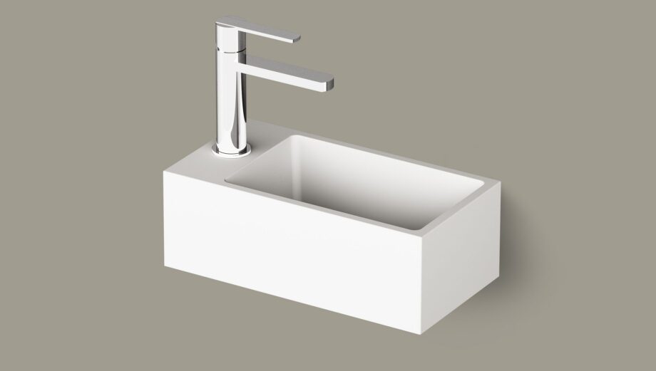 Litet tvättställ PAA MI D höger 40x21 cm – 2