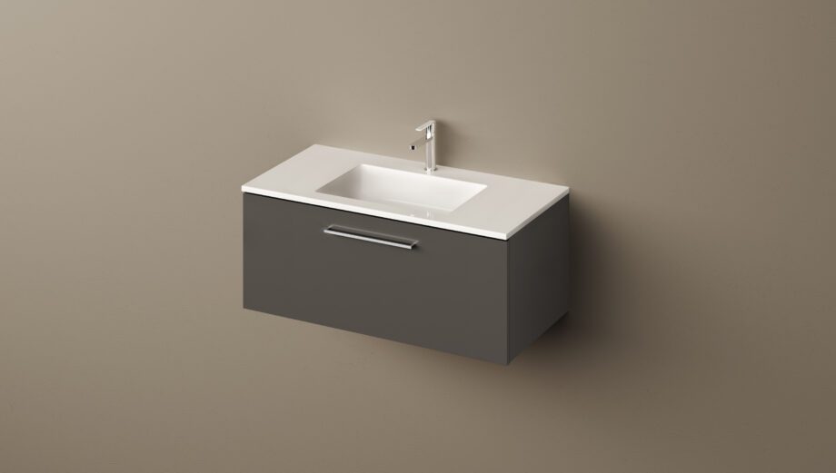 Mööblivalamu PAA LOTO 100, 100×49 cm, kivimass 3 Möbeltvättställ PAA LOTO 100, 100x49 cm, gjutmarmor – 3