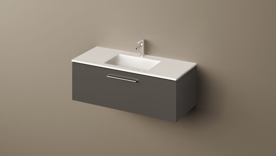 Mööblivalamu PAA LOTO 120, 120×49 cm, kivimass 3 Möbeltvättställ PAA LOTO 120, 120x49 cm, gjutmarmor – 3