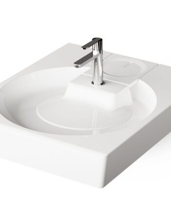 Handfat över tvättmaskin PAA CLARO GRANDE 60x75 cm