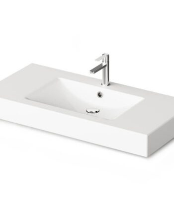 Tvättställ med bänkskiva PAA LONG STEP 100, 100x49 cm