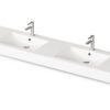 Topeltvalamu PAA LONG STEP DUO 201×49 cm, kivimass Dubbelhandfat PAA LONG STEP DUO 201x49 cm, gjutmarmor