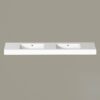 Topeltvalamu PAA LONG STEP DUO 201×49 cm, kivimass 2 Dubbelhandfat PAA LONG STEP DUO 201x49 cm, gjutmarmor – 2