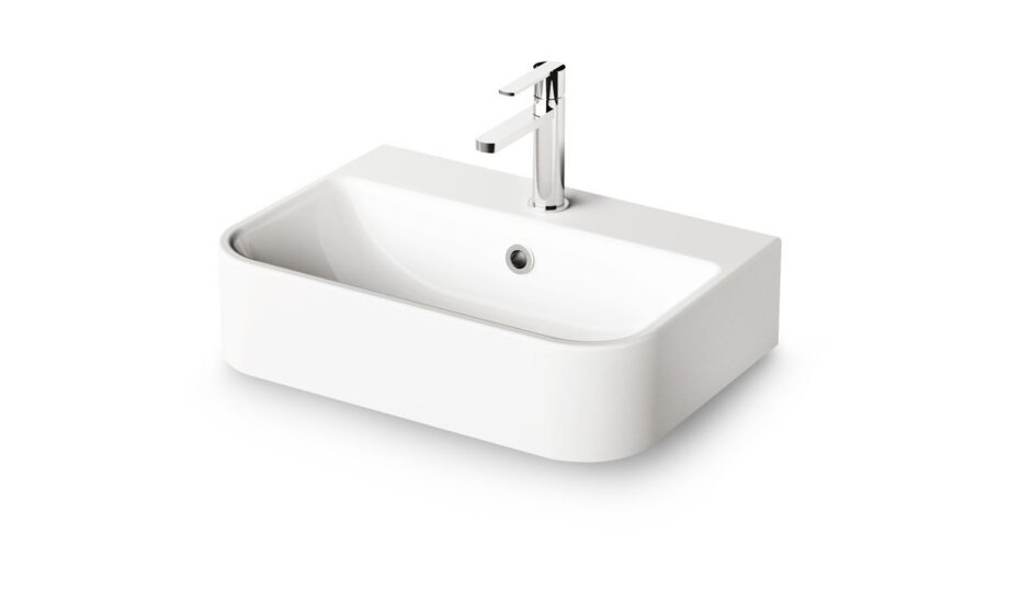 Seinavalamu PAA SAMBA 55, 54,5×37,5 cm, kivimass Vägghängt handfat PAA SAMBA 55, 54,5x37,5 cm, gjutmarmor