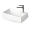 Seinavalamu PAA STEP MINI 47×31 cm, kivimass Vägghängt handfat PAA STEP MINI 47x31 cm, gjutmarmor