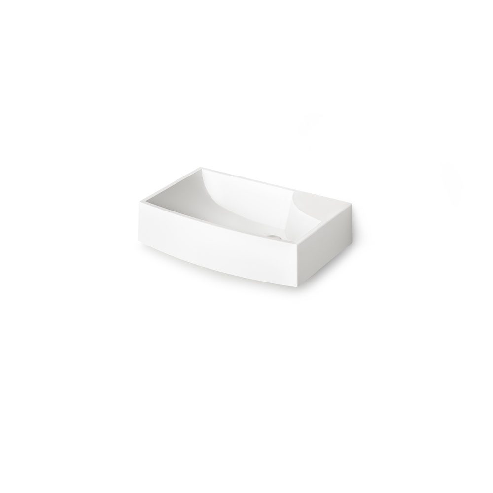 Vägghängt handfat PAA STEP MINI 47x31 cm, gjutmarmor – 3