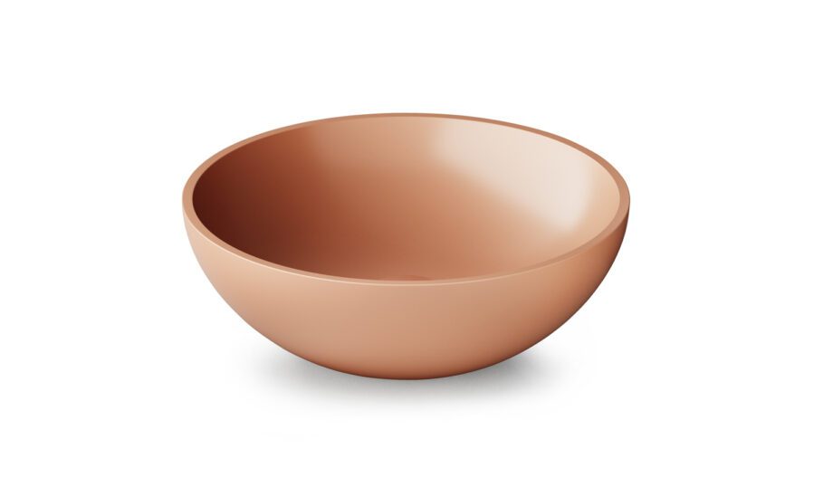 Valamu tööpinnale PAA ROUND ON Ø41 cm, kivimass 5 Ovanpåliggande handfat PAA ROUND ON Ø41 cm, gjutmarmor – 5