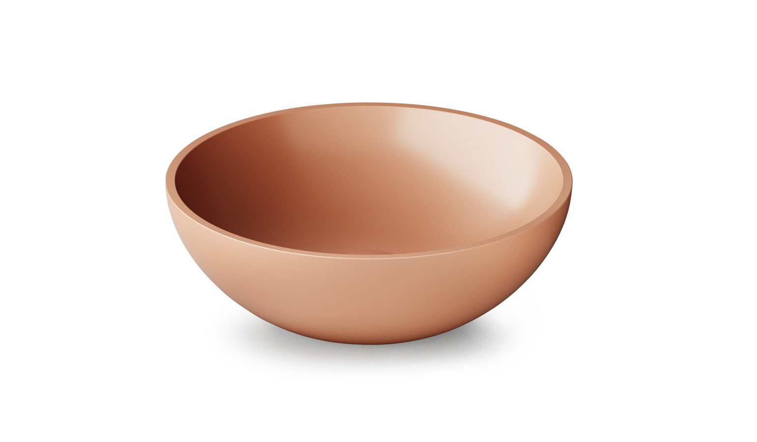 Ovanpåliggande handfat PAA ROUND ON Ø41 cm, gjutmarmor – 5