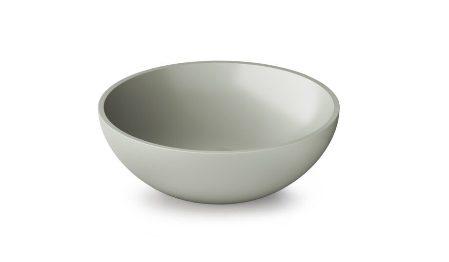 Valamu tööpinnale PAA ROUND ON Ø41 cm, kivimass 6 Ovanpåliggande handfat PAA ROUND ON Ø41 cm, gjutmarmor – 6