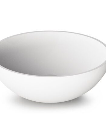 Ovanpåliggande handfat PAA ROUND ON Ø41 cm, Silkstone