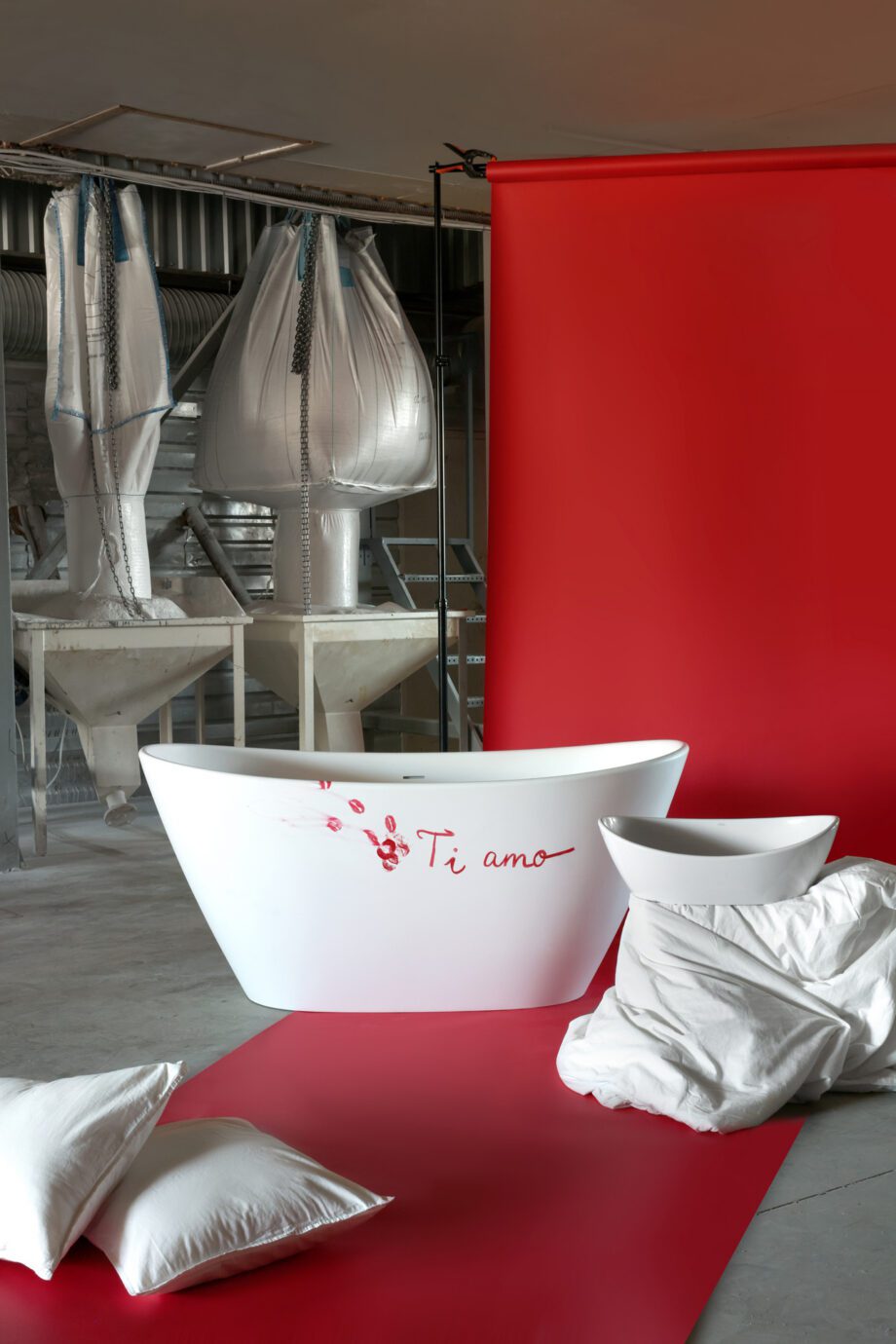 Fristående badkar PAA AMORE 160x85 cm, gjutmarmor – 2