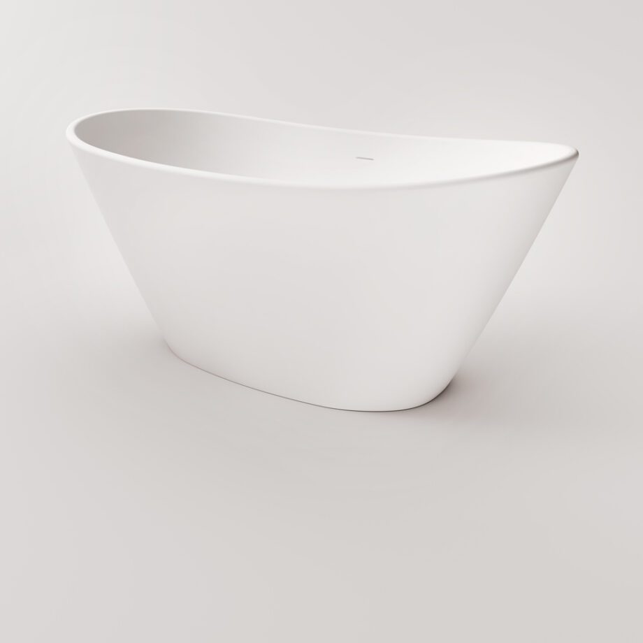 Fristående badkar PAA AMORE 160x85 cm, gjutmarmor – 6