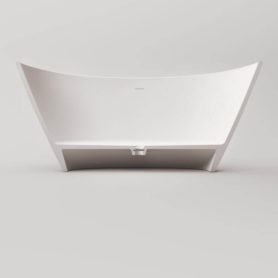 Fristående badkar PAA AMORE 160x85 cm, gjutmarmor – 7
