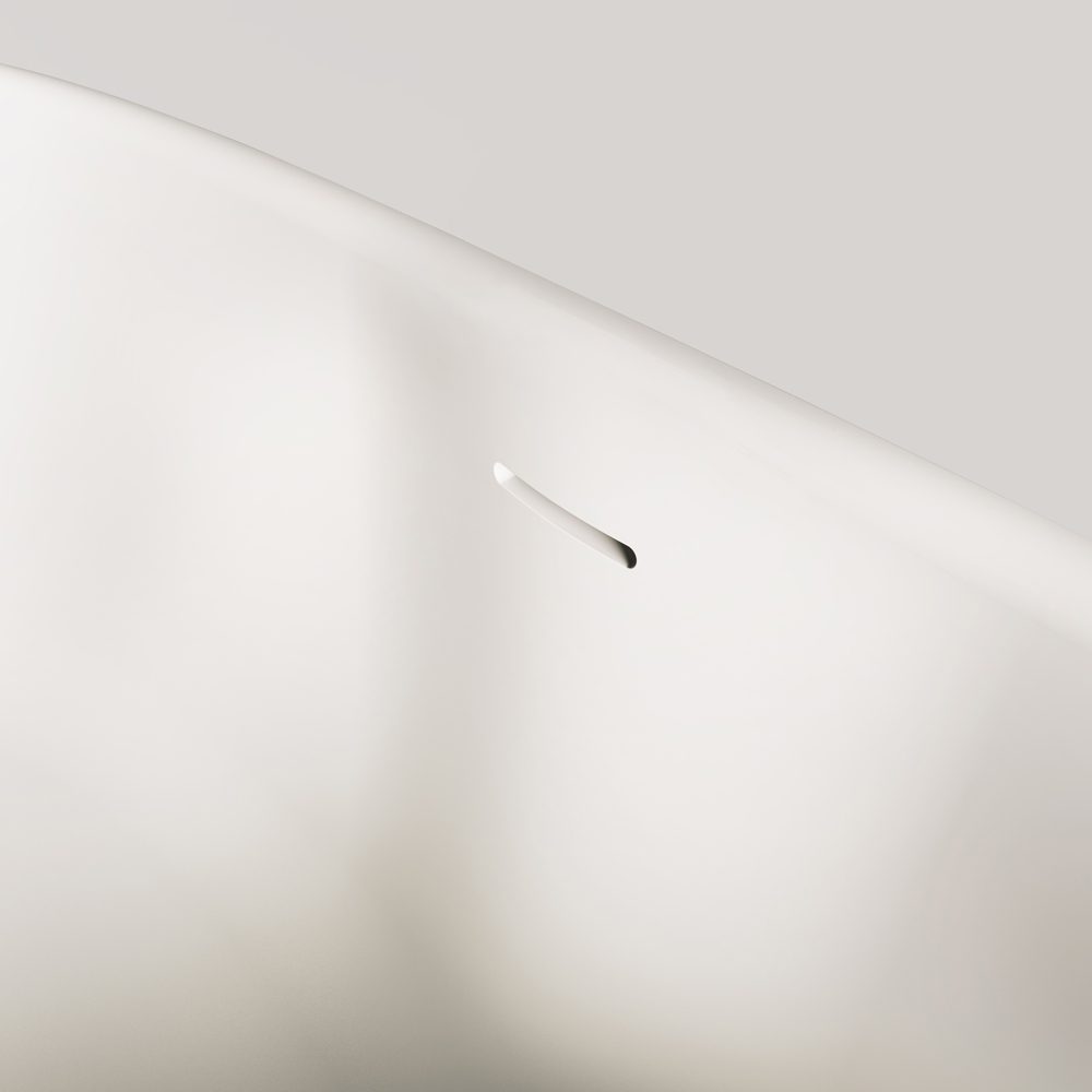 Fristående badkar PAA BELLA 170,5x80 cm, gjutmarmor – 6
