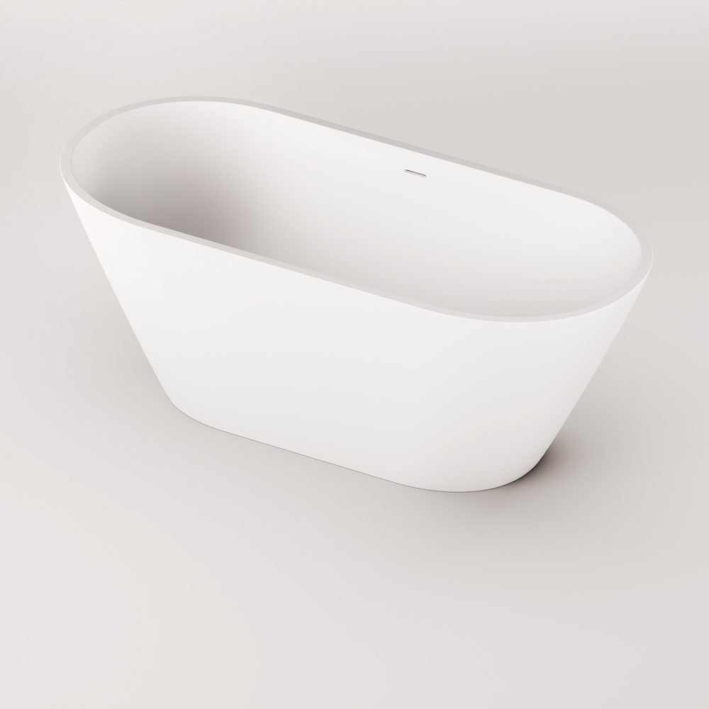 Fristående badkar PAA DECO NUDO 166x72,5 cm, svart Graphite – 6
