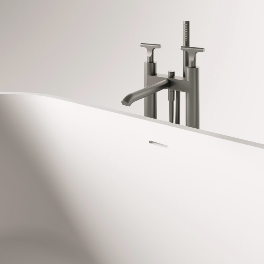 Eraldiseisev kivivann PAA DECO NUDO 166×72,5 cm, matt Silkstone 8 Fristående badkar PAA DECO NUDO 166x72,5 cm, svart Graphite – 5