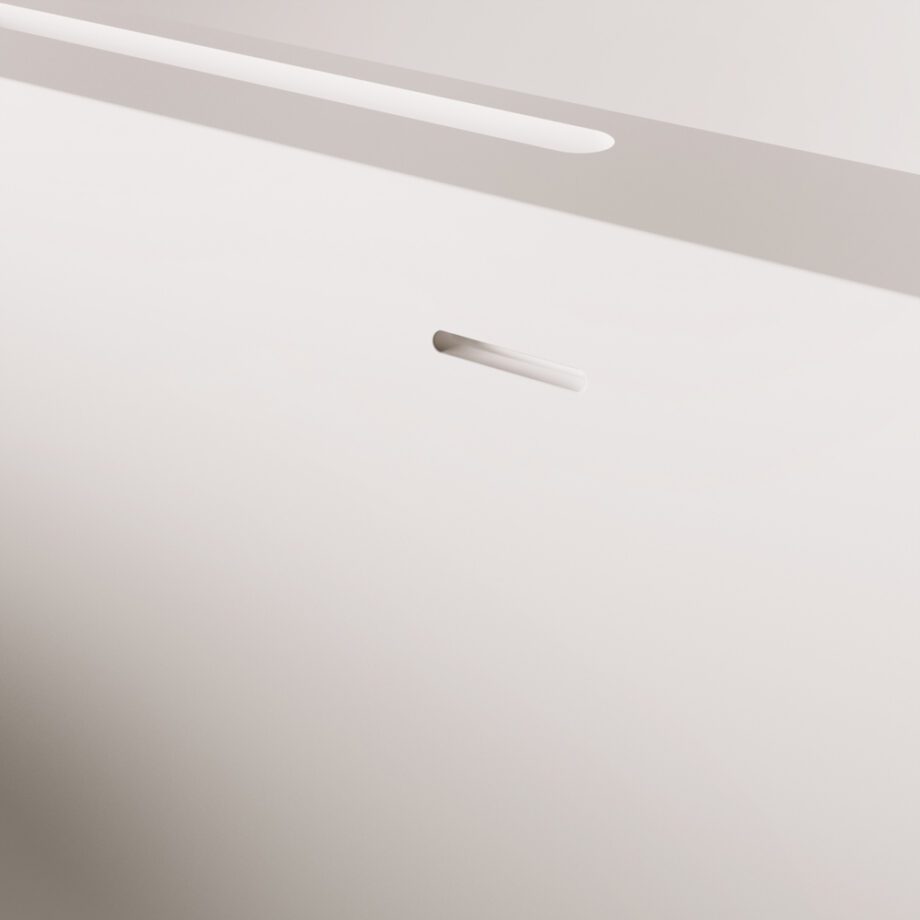 Must eraldiseisev kivivann PAA DECO RIM 166×81 cm, Graphite, matt 5 Fristående badkar PAA DECO RIM 166x81 cm, svart Graphite – 5