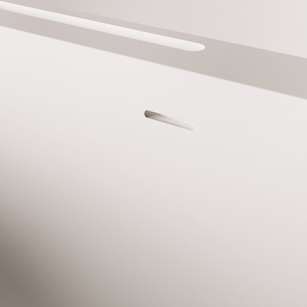 Fristående badkar PAA DECO RIM 166x81 cm, svart Graphite – 5