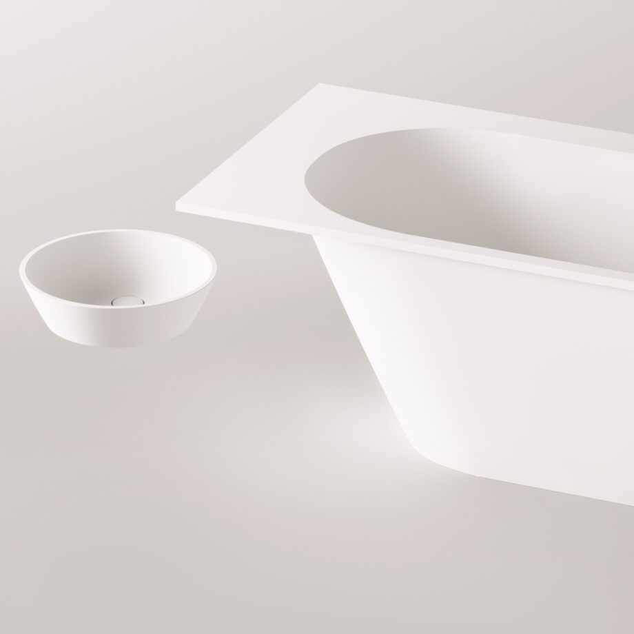 Mõõdu järgi kivivann PAA DECO SHAPE RE 170–200×82,5 cm, matt Silkstone 5 Måttbeställt badkar PAA DECO SHAPE RE, Silkstone – 5