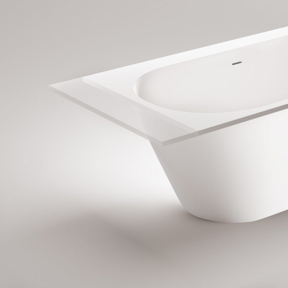 Mõõdu järgi kivivann PAA DECO SHAPE RE D 170–200×82,5 cm, matt Silkstone 3 Måttbeställt badkar PAA DECO SHAPE RE D, Silkstone – 3