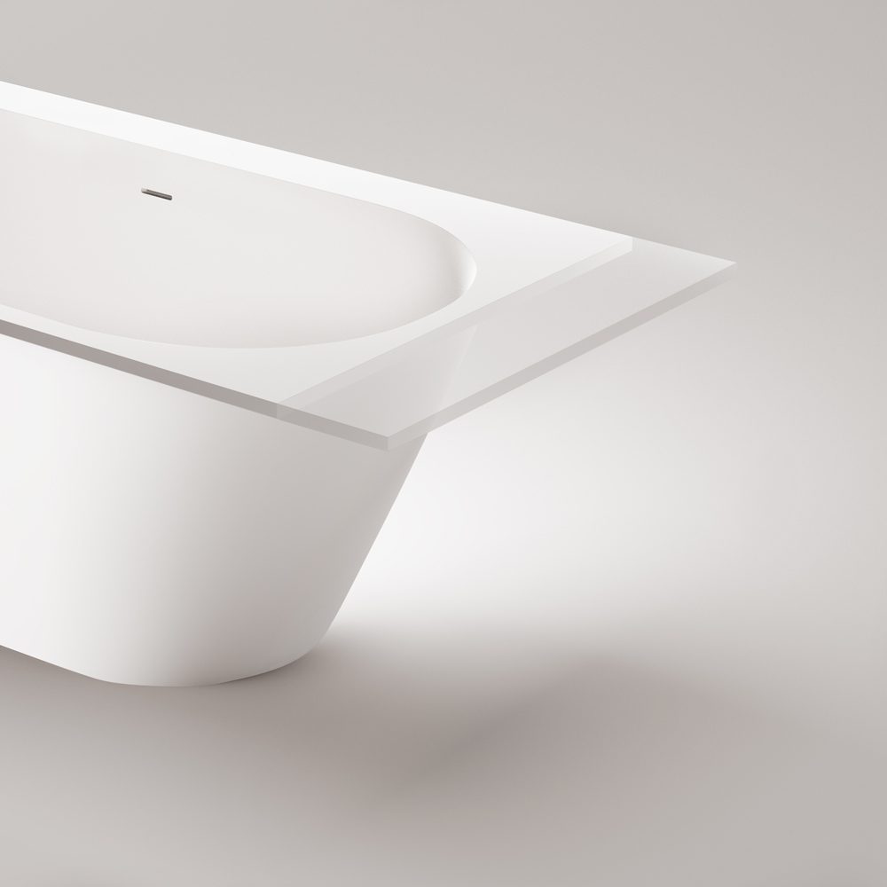 Måttbeställt badkar PAA DECO SHAPE RE, Silkstone – 3