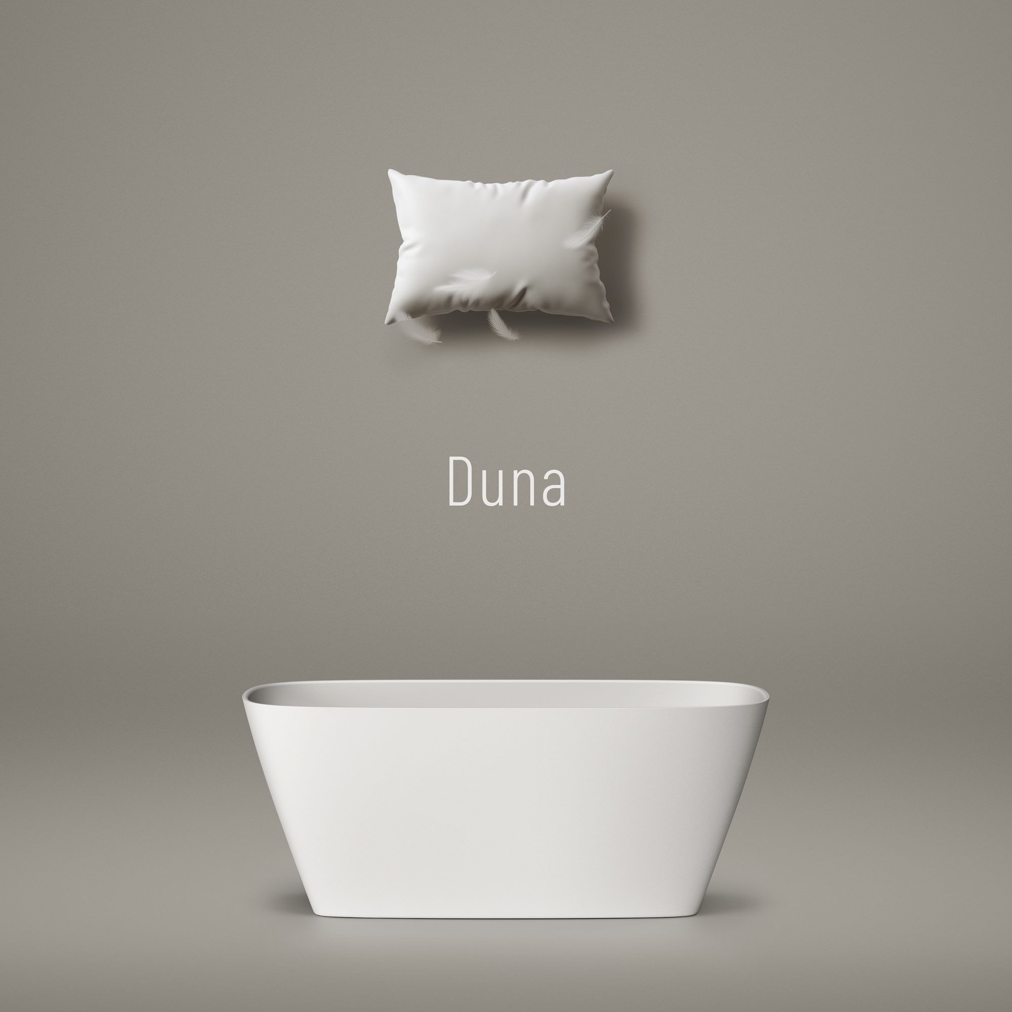 Fristående badkar PAA DUNA 150x65 cm, svart Graphite – 3
