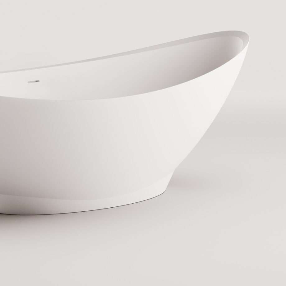 Fristående badkar PAA FELICE 194,5x83 cm, svart Graphite – 9