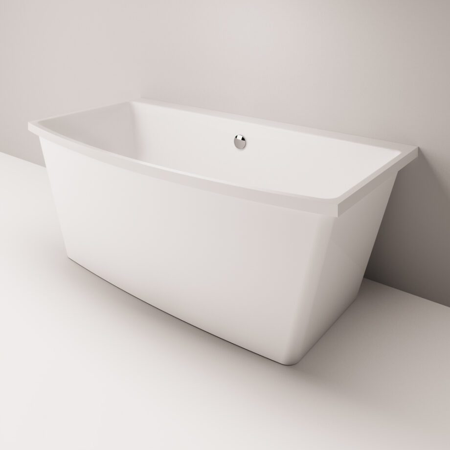 Fristående badkar PAA STEP 170x89 cm, gjutmarmor – 14