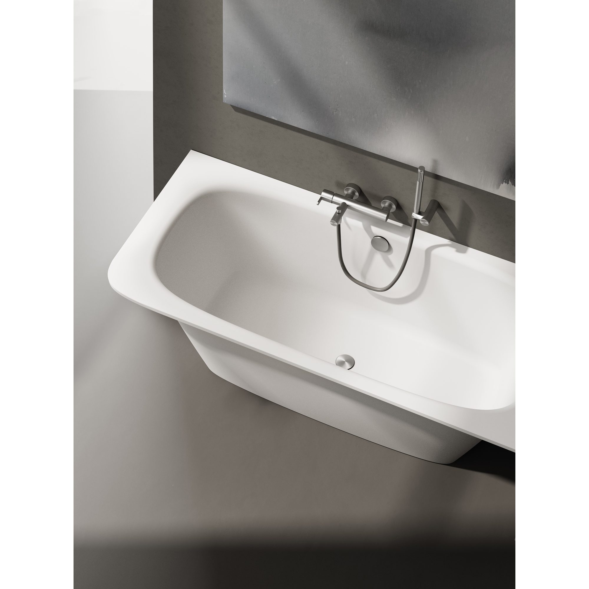 Inbyggnadsbadkar PAA SMART 150 A 150x75 cm, gjutmarmor – 3