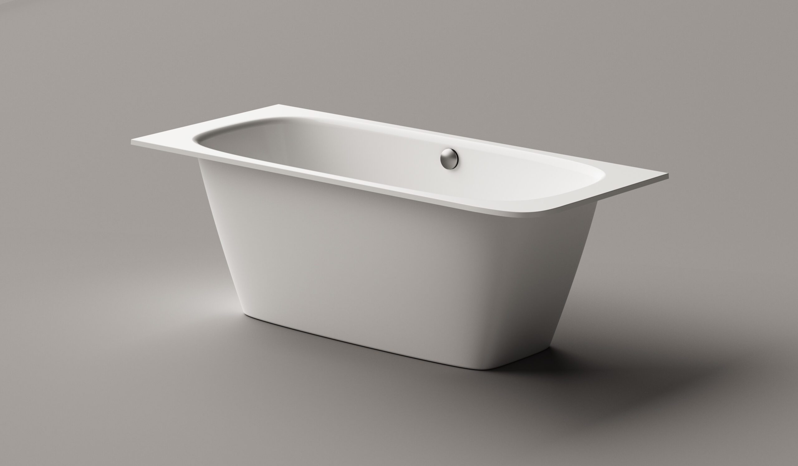Inbyggnadsbadkar PAA SMART 150 D 150x75 cm, gjutmarmor – 10
