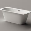 Sisseehitatav kivivann PAA SMART 150 150×75 cm, läikiv kivimass 10 Inbyggnadsbadkar PAA SMART 150 150x75 cm, gjutmarmor – 10