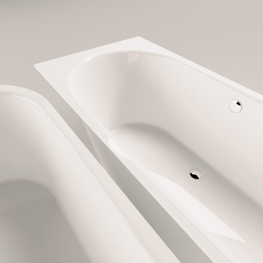 Inbyggnadsbadkar PAA VARIO XL CD 180x80 cm, gjutmarmor – 5