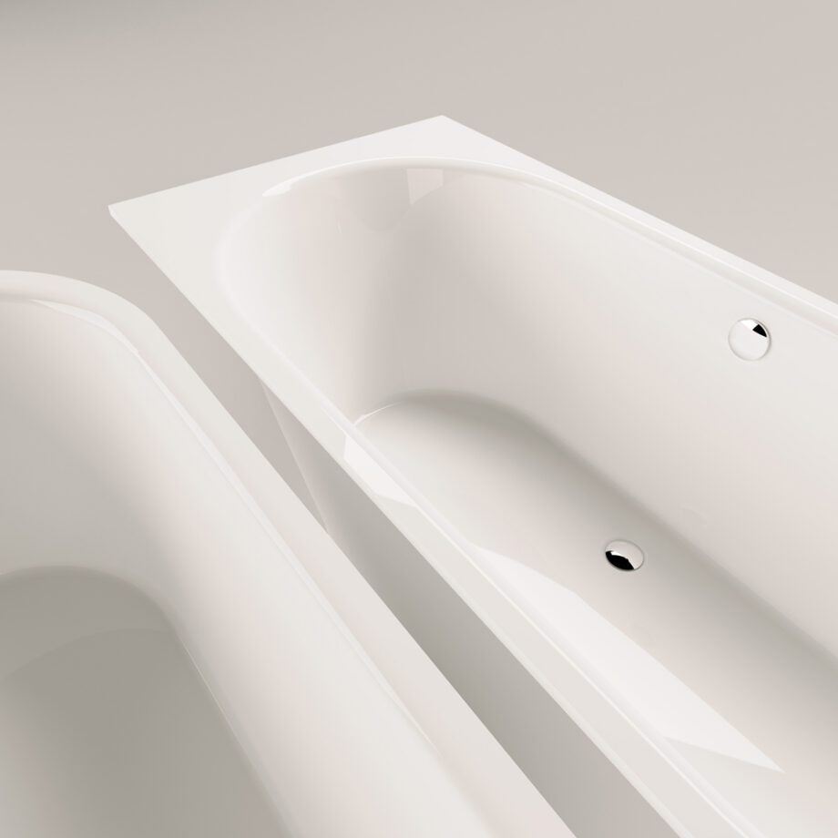 Inbyggnadsbadkar PAA VARIO XL D 180x80 cm, gjutmarmor – 5