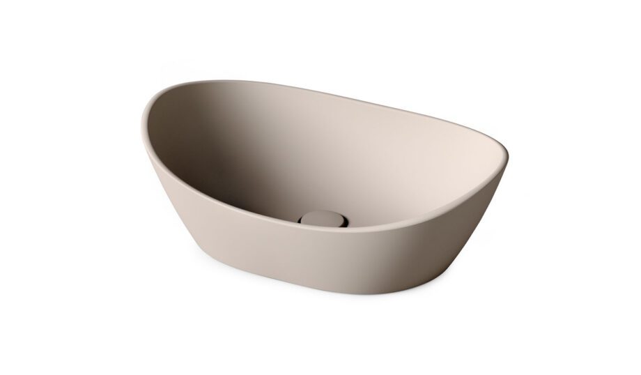 Valamu tööpinnale PAA AMORE 60×37 cm, Silkstone 6 Ovanpåliggande handfat PAA AMORE 60x37 cm, Silkstone – 6