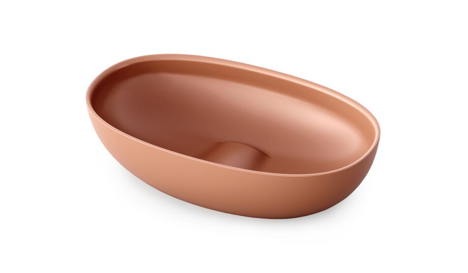 Valamu tööpinnale PAA BELLA 65×39 cm, kivimass 2 Ovanpåliggande handfat PAA BELLA 65x39 cm, gjutmarmor – 2