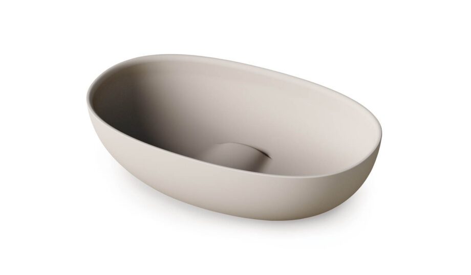 Valamu tööpinnale PAA BELLA 65×39 cm, Silkstone 6 Ovanpåliggande handfat PAA BELLA 65x39 cm, Silkstone – 6