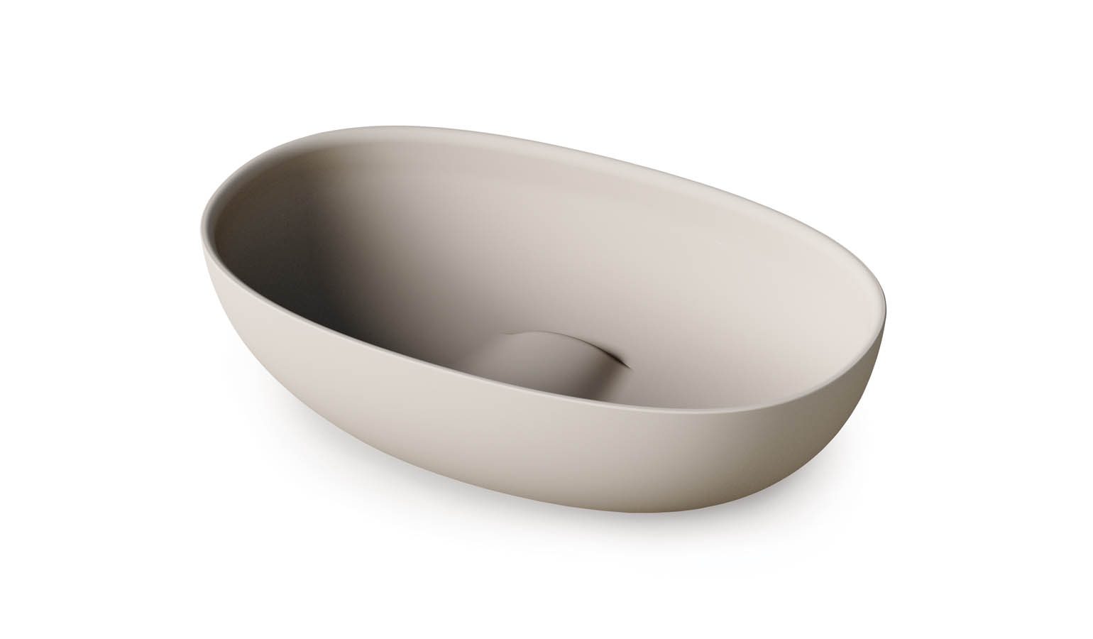 Ovanpåliggande handfat PAA BELLA 65x39 cm, Silkstone – 6