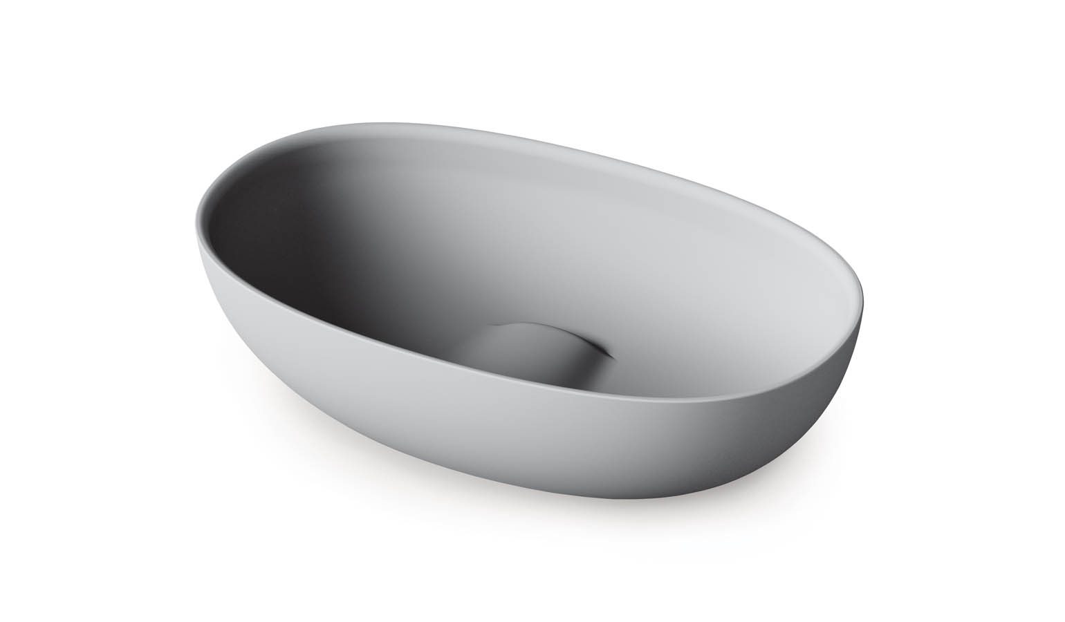 Ovanpåliggande handfat PAA BELLA 65x39 cm, Silkstone – 5