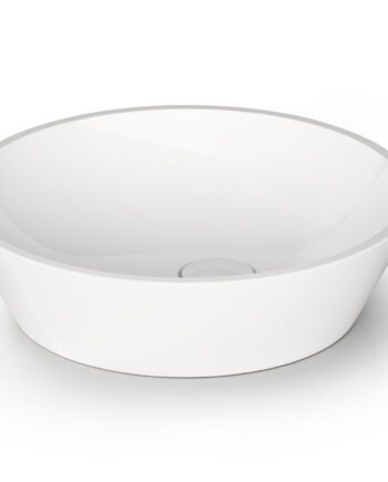 Ovanpåliggande handfat PAA DECO Ø45 cm, gjutmarmor