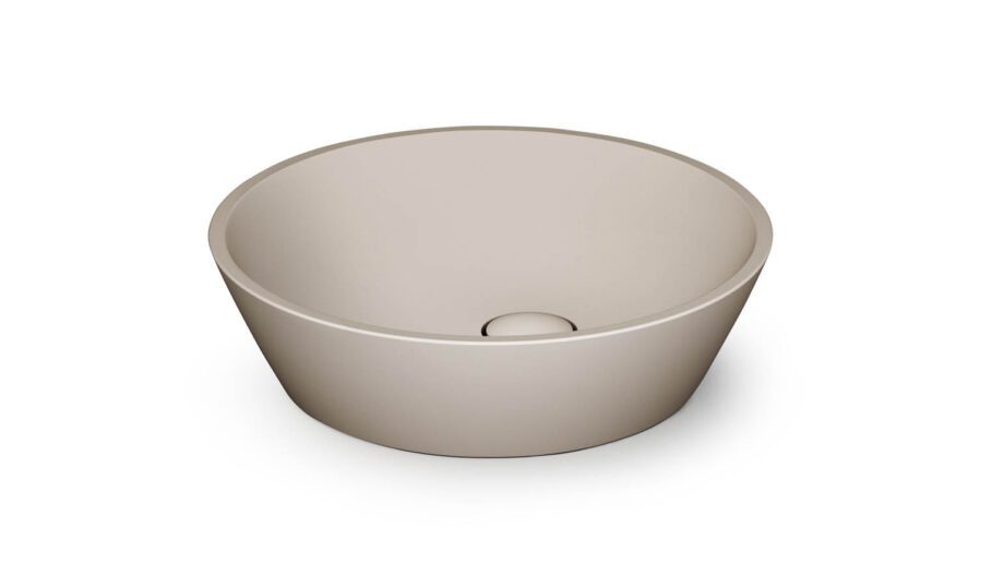 Valamu tööpinnale PAA DECO Ø45 cm, Silkstone 6 Ovanpåliggande handfat PAA DECO Ø45 cm, Silkstone – 6