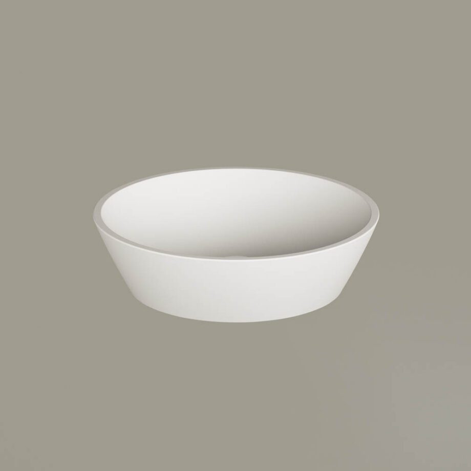 Valamu tööpinnale PAA DECO Ø45 cm, Silkstone 2 Ovanpåliggande handfat PAA DECO Ø45 cm, Silkstone – 2