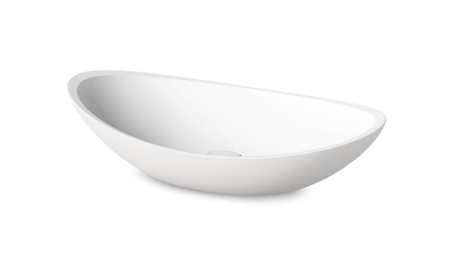 Valamu tööpinnale PAA FELICE 69×37,5 cm, Silkstone Ovanpåliggande handfat PAA FELICE 69x37,5 cm, Silkstone