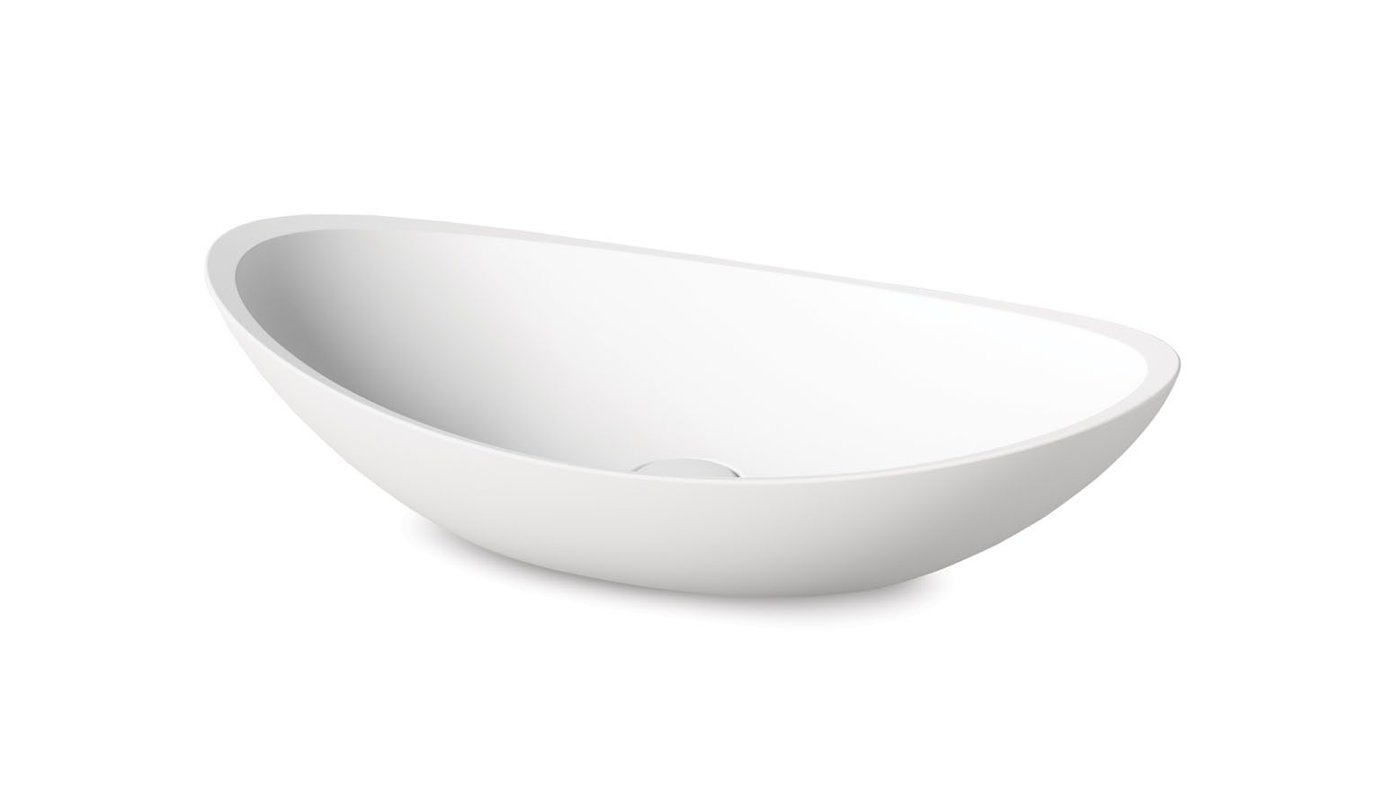 Ovanpåliggande handfat PAA FELICE 69x37,5 cm, Silkstone