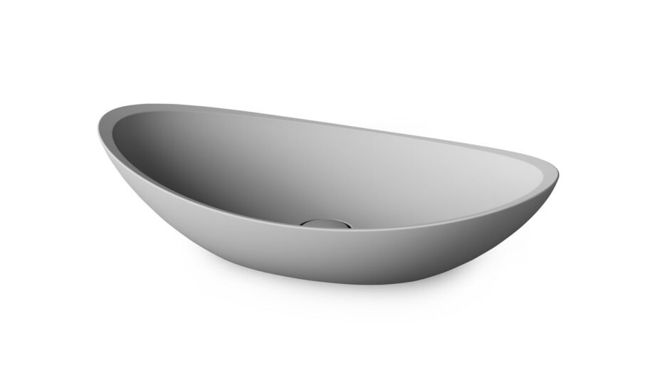 Valamu tööpinnale PAA FELICE 69×37,5 cm, Silkstone 5 Ovanpåliggande handfat PAA FELICE 69x37,5 cm, Silkstone – 5