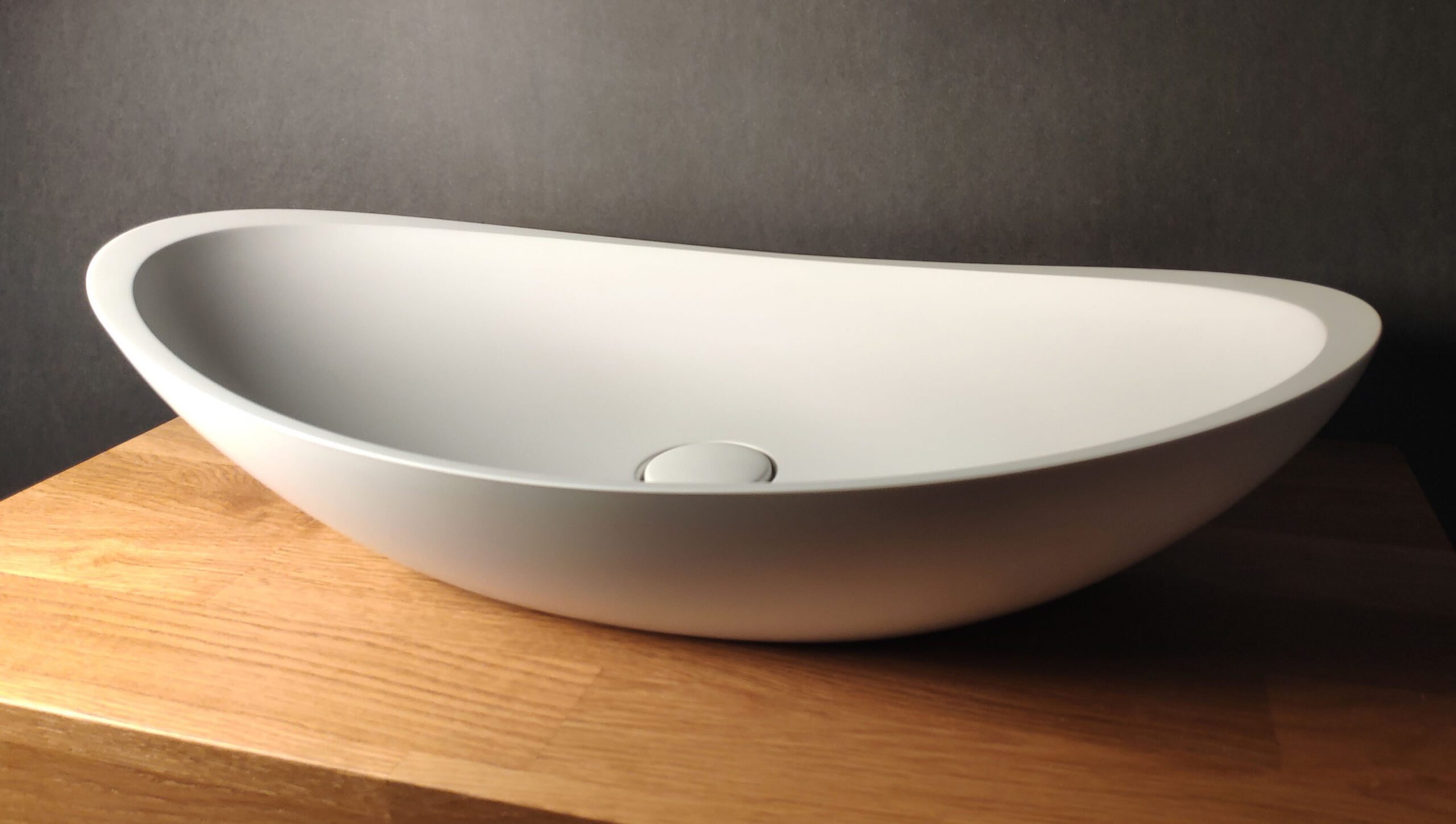 Ovanpåliggande handfat PAA FELICE 69x37,5 cm, Silkstone – 4