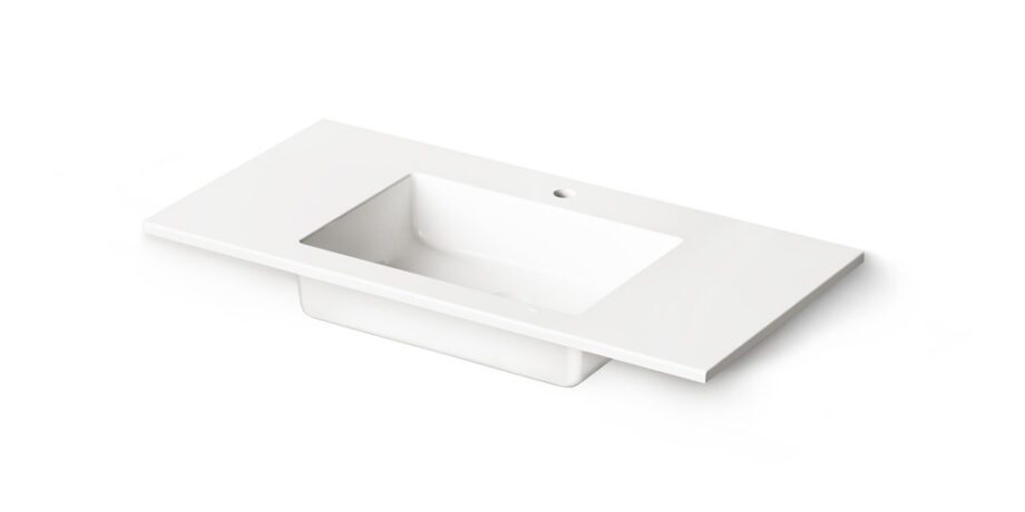 Mööblivalamu PAA LOTO 100, 100×49 cm, kivimass 2 Möbeltvättställ PAA LOTO 100, 100x49 cm, gjutmarmor – 2